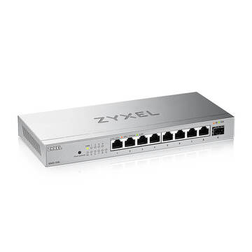 Коммутатор Zyxel XMG-108HP-EU0101F 8x2.5Гбит/с 1SFP+ 8PoE++ 100W неуправляемый