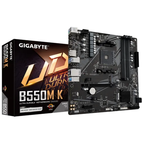 Материнская плата Gigabyte AM4 AMD B550 B550M K
