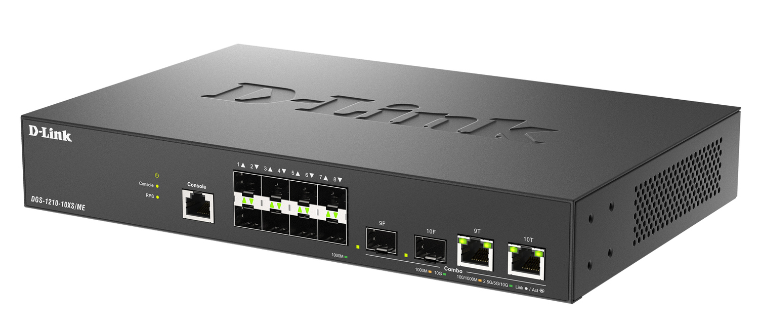 Коммутатор D-LINK DGS-1210-10XS/ME