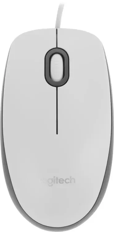 Мышь Logitech M100 910-006764, цвет белый