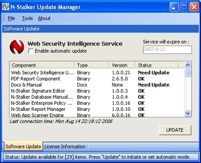N-Stalker Web Application Security Scanner 2012 Infrastructure Edition (бессрочная лицензия Consultant Unlimited Websites), Версия Special offer