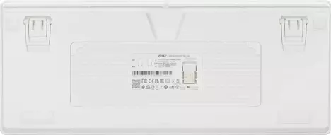 Клавиатура MSI FORGE GK600 TKL WIRELESS VIOLET S11-43RUQ01-HH9, цвет белый