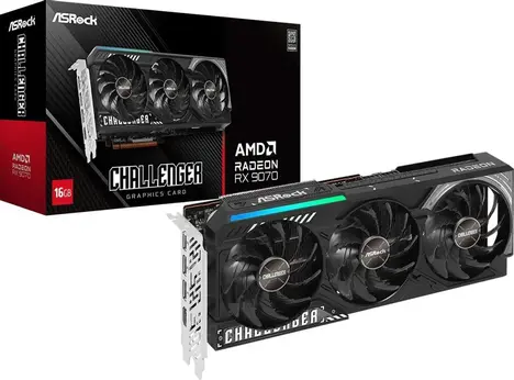 Видеокарта ASRock Radeon RX 9070 16 ΓБ Retail