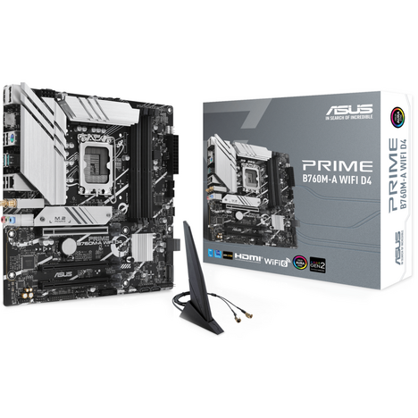 Материнская плата ASUS Intel B760 PRIME B760M-A WIFI D4