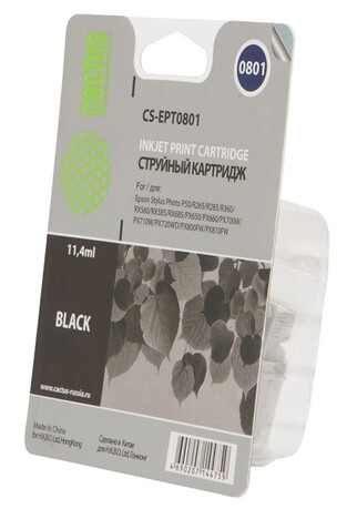 Картридж черный Cactus CS-EPT0801