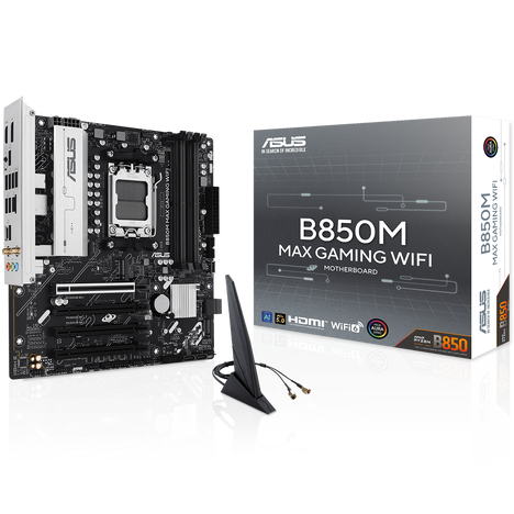 Материнская плата ASUS AMD B850 B850M MAX GAMING WIFI