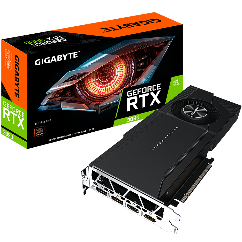Видеокарта Gigabyte GeForce RTX 3090 24 ΓБ Retail