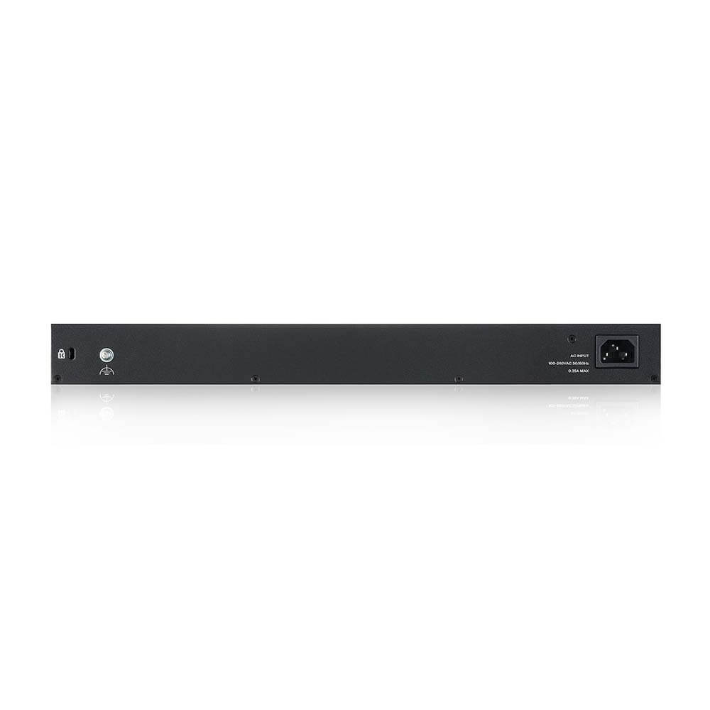 Smart L2 коммутатор Zyxel GS1900-24, rack 19", 24xGE, 2xSFP, бесшумный