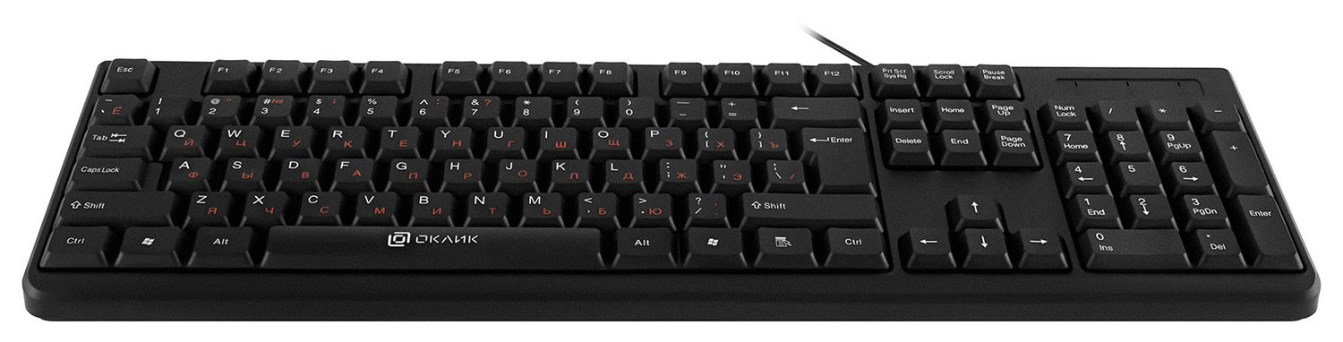 Клавиатура Oklick KeyBoard 100M 654570, цвет черный