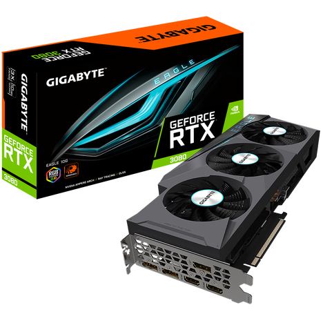 Видеокарта Gigabyte GeForce RTX 3080 10 ΓБ Retail