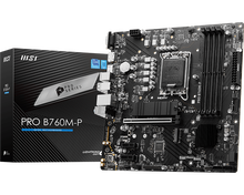 Материнская плата/ MB MSI INTEL B760 s1700, 4xDDR5(256GB), D-SUB/HDMI 2.1/DP, 1xPCIe 4.0x16, 2xPCIe 4.0, 1xLAN, 4xSATA 6Gb/s, 2xM.2, 1xUSB-C, 1xUSB 3.2, 4xUSB 2.0, 2xPS/2, mATX