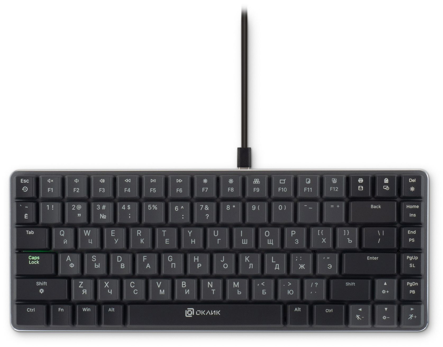 Клавиатура Oklick KeyBoard K615X 1934413, цвет черный