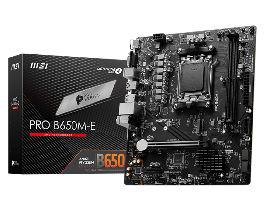 Материнская плата MSI AMD B650 PRO B650M-E