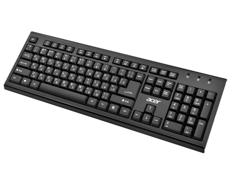 Клавиатура+мышь ACER Клавиатура + мышь OKR120 ZL.KBDEE.007, цвет черный
