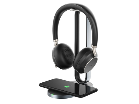 Bluetooth-гарнитура Yealink BH76 with Charging Stand UC Black, цвет черный