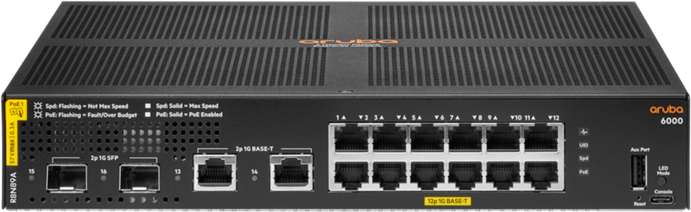 Коммутатор Hewlett Packard Enterprise Aruba 6000