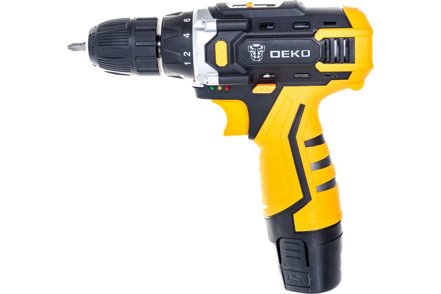Безударная дрель-шуруповерт Deko DKCD12FU
