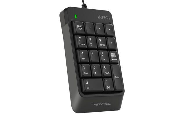 Клавиатура A4tech Числовой блок Fstyler FK13 FK13 USB ( GREY), цвет серый