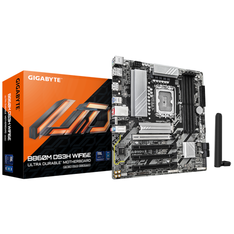Материнская плата Gigabyte LGA1851 Intel B860 B860M DS3H WIFI6E
