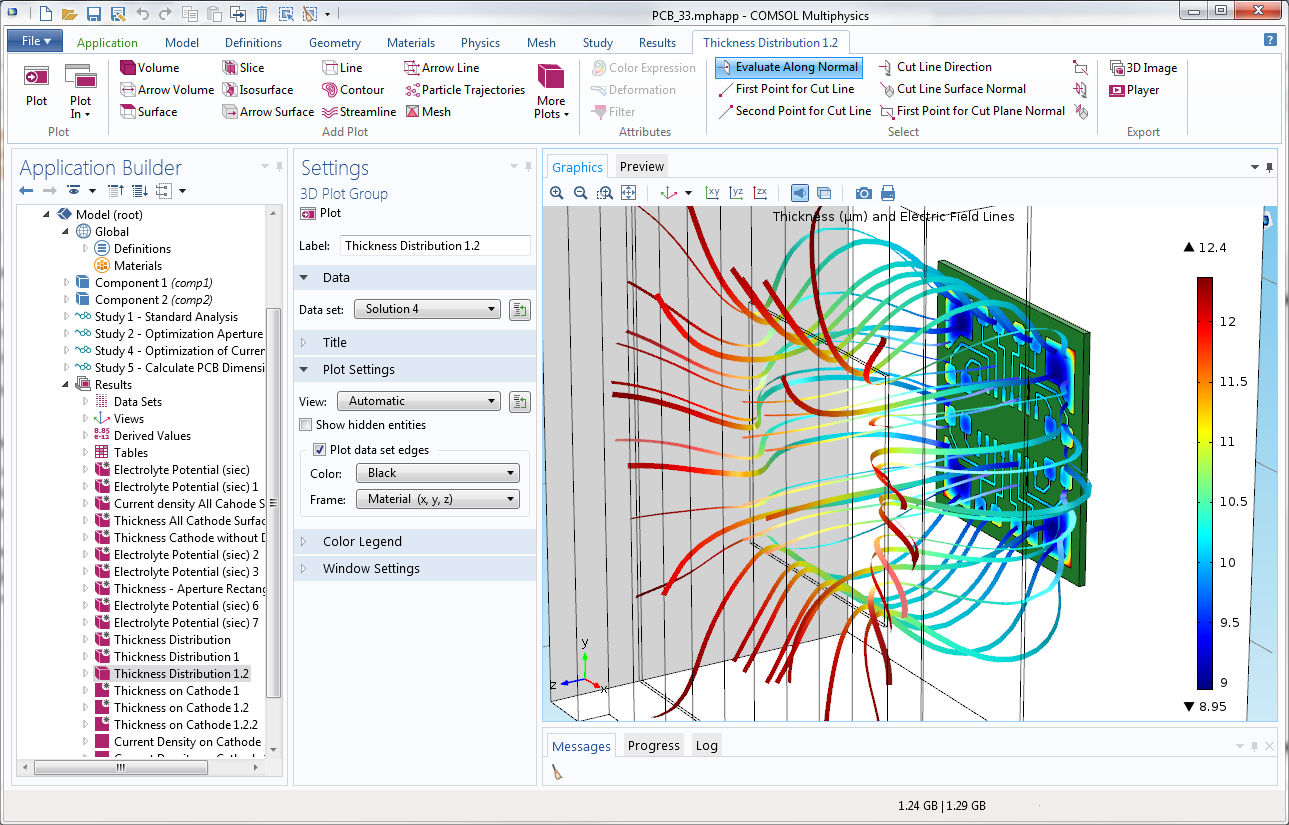 Модуль «Электроосаждение» для программы COMSOL Multiphysics®