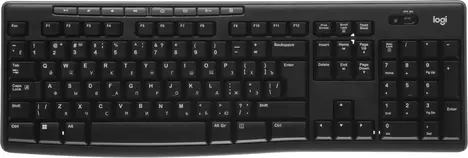 Клавиатура + мышь Logitech MK270 клав:черный мышь:черный USB беспроводная Multimedia (920-003381)