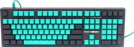 Клавиатура Raskat Клавиатура KM002-GREEN, цвет темно-серый