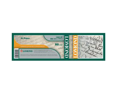 Бумага белый Lomond 36"(A0) 914мм-175м/80г/м2/белый матовое инженерная бумага, 1209122