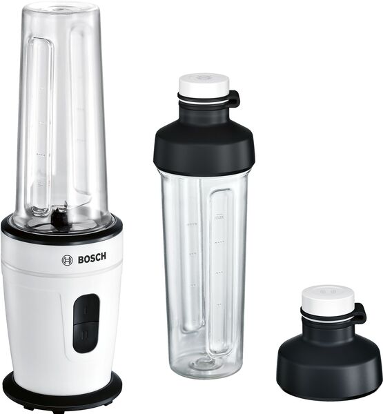 

Блендер BOSCH/ Мини блендер Mixx2Go, 350Вт, 2 пластиковые емкости 0,5л с крышками