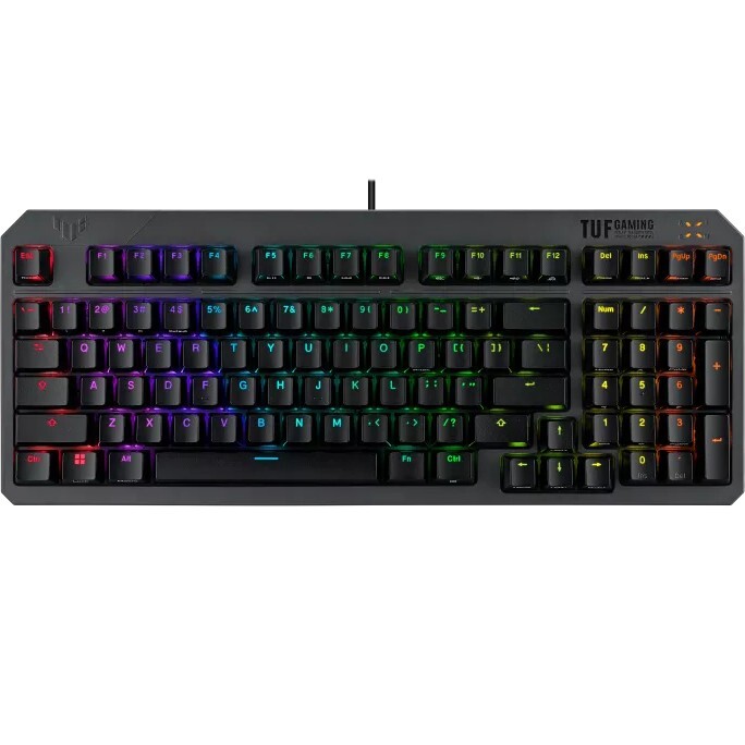 Клавиатура ASUS TUF GAMING TUF Gaming K3 Gen II 90MP0390-BKRA01, цвет черный