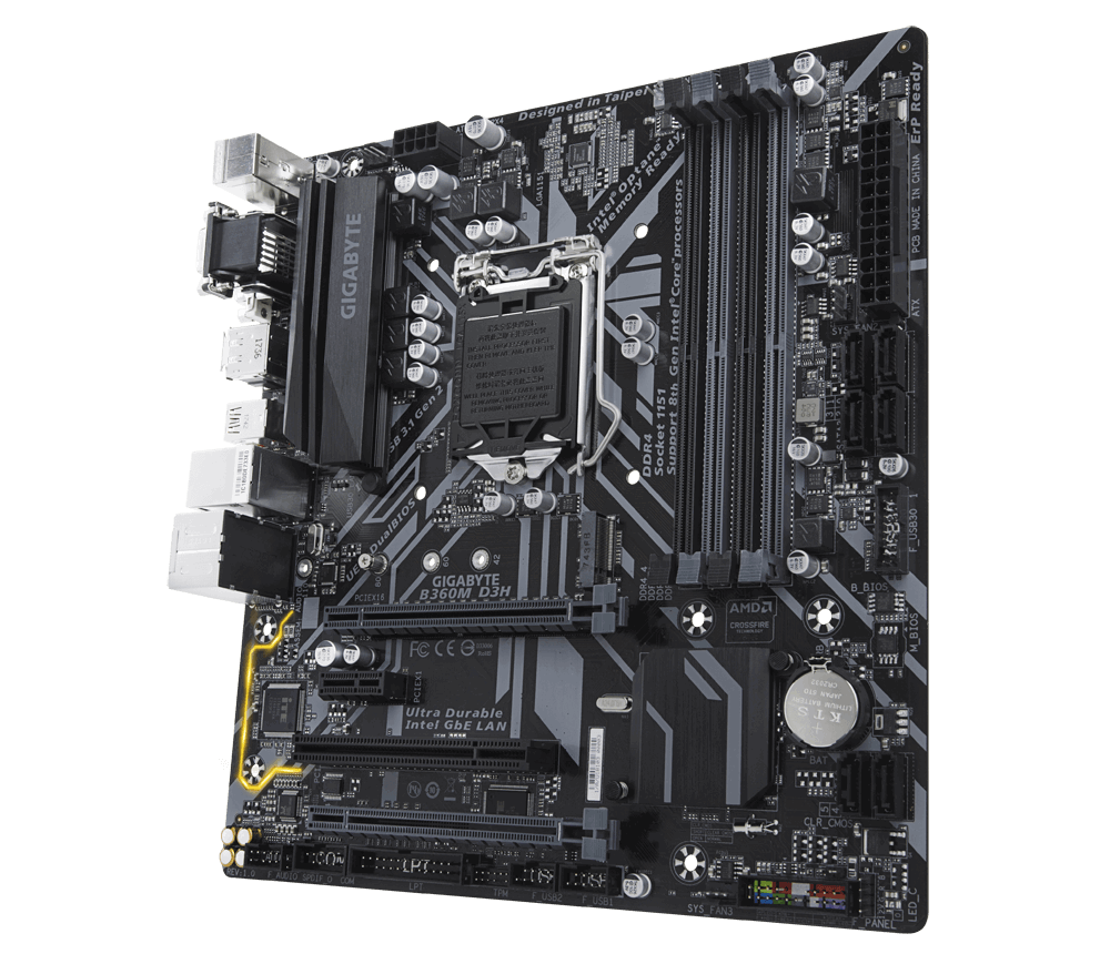 Материнская плата Gigabyte LGA1151 B360M D3H