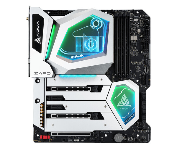 

Материнская плата ASRock LGA 1200 Intel Z490 Z490 AQUA