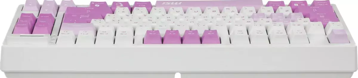 Клавиатура MSI FORGE GK600 TKL WIRELESS VIOLET S11-43RUQ01-HH9, цвет белый