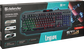 Клавиатура Defender Legion GK-010DL 45010, цвет черный