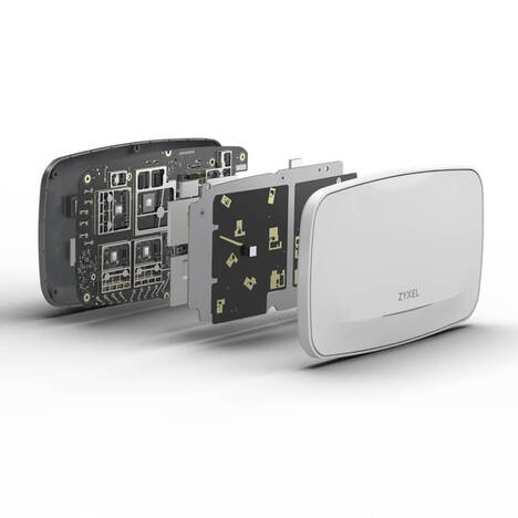 Точка доступа Zyxel NebulaFlex WBE660S, WiFi 7, 802.11a/b/g/n/ac/ax/be (2,4 и 5 ГГц), MU-MIMO, Smart Antenna, антенны 4x4, до 1376+8640 Мбит/с, 1xLAN 10GE, 1xLAN GE, PoE, защита от 4G/5G, BLE Beacon