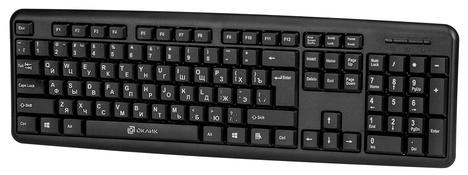 Клавиатура Oklick KeyBoard 180M 313180, цвет черный