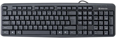 Клавиатура Defender Element HB-520 45522, цвет черный