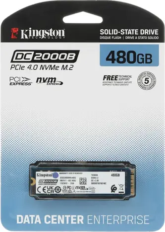 Внутренний твердотельный накопитель Kingston DC2000B 480GB