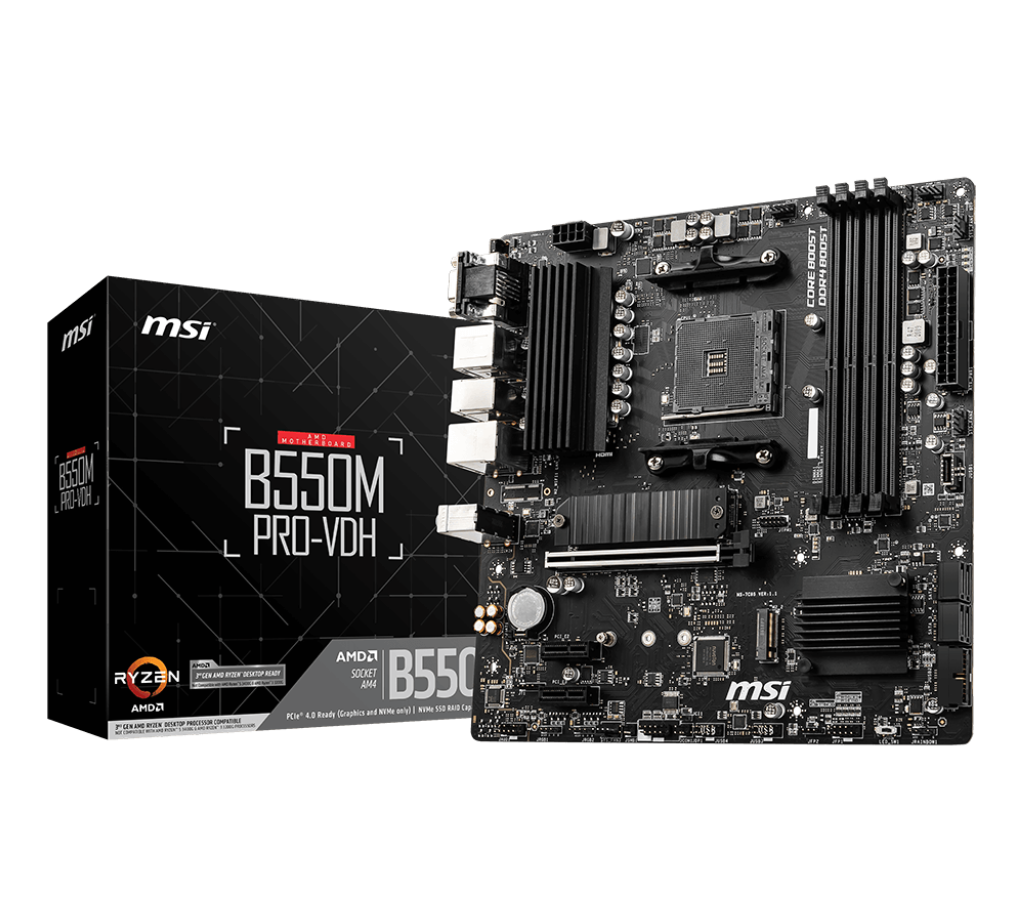 Материнская плата MSI AMD B550 B550M PRO-VDH