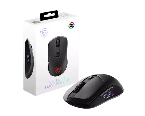 Мышь MSI VERSA 300 ELITE WIRELESS S12-4301290-CLA, цвет черный