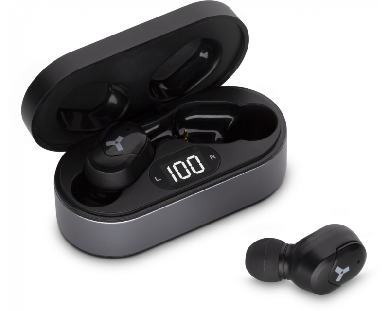 Наушники Accesstyle Silver TWS, цвет серый/черный