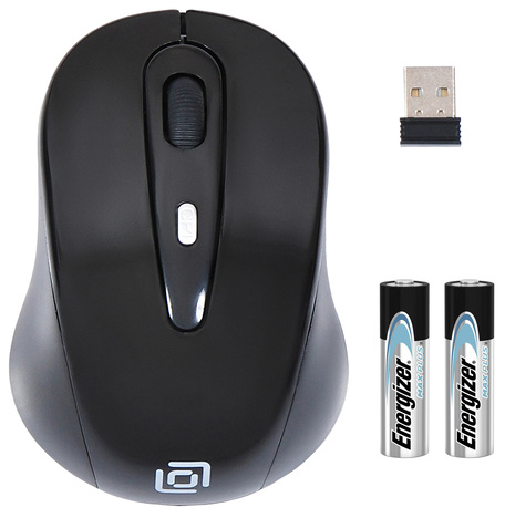 Мышь Oklick Мышь 435MW 945809, цвет черный