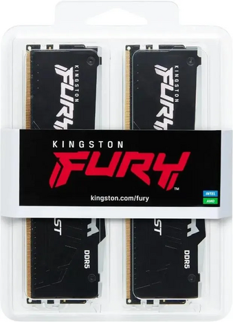 Оперативная память Kingston FURY Beast Black RGB EXPO 64GB 6000MT/s DDR5 CL36, KF560C36BBE2AK2-64, RTL