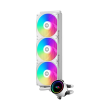 Система водяного охлаждения PcCooler DA360 WH ARGB Soc-AM5/AM4/1151/1200/1700 белый 4-pin Al 300W Ret (DA360-WHAWXX-GL)