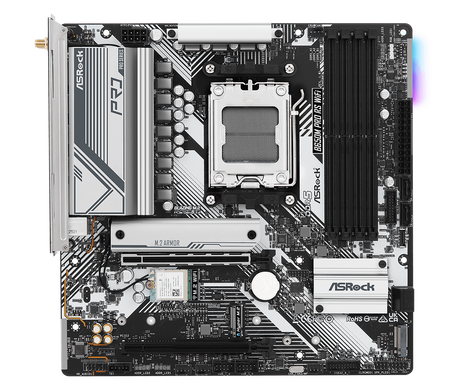 Материнская плата ASRock AM5 AMD B650 B650M PRO RS WIFI