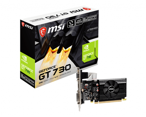 Видеокарта MSI GeForce GT 730 2 ΓБ Retail