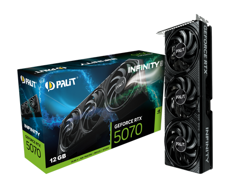 Видеокарта Palit GeForce RTX 5070 12 ΓБ Retail