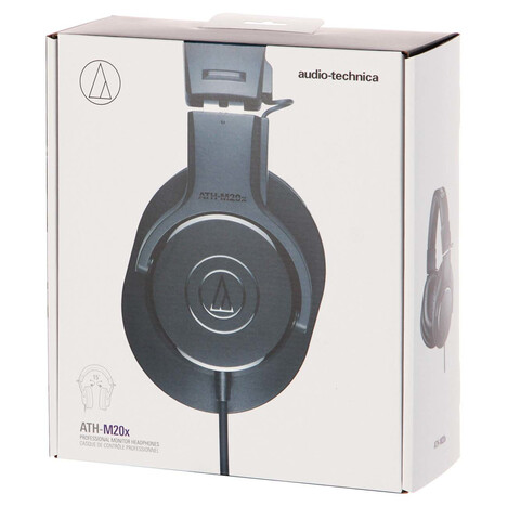 Наушники Audio-Technica ATH-M20X, цвет черный