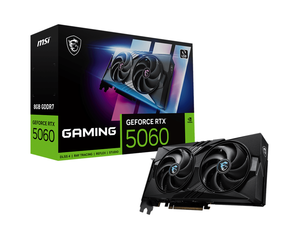 Видеокарта MSI GeForce RTX 5060 8 ΓБ Retail