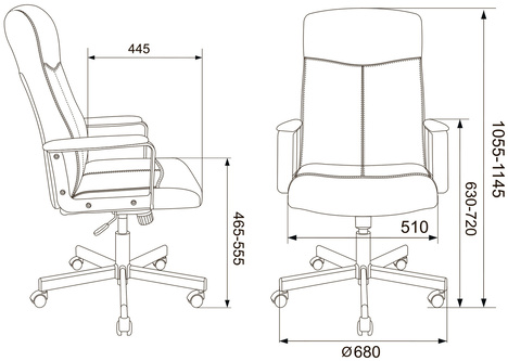 Кресло руководителя Бюрократ  DOMINUS