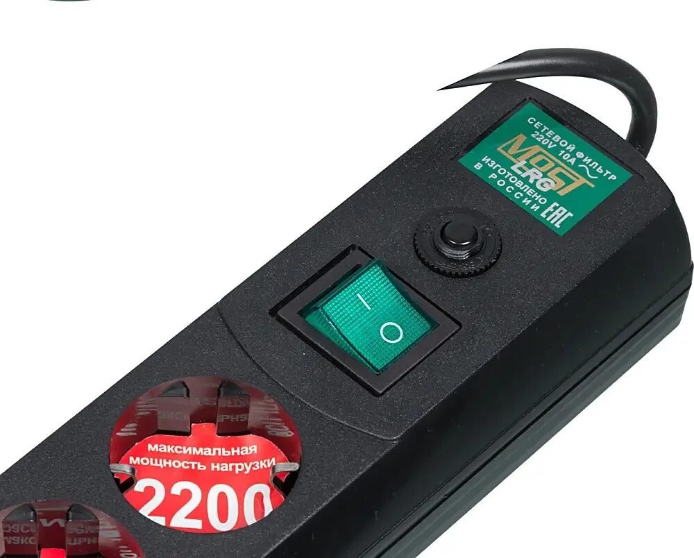 Сетевой фильтр Most Сетевой фильтр LRG 3м (6 розеток)